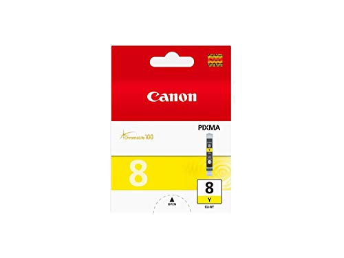 Canon No 8 Yellow Ink Cartridge (Chromalife 100 Inks, CLI-8Y)