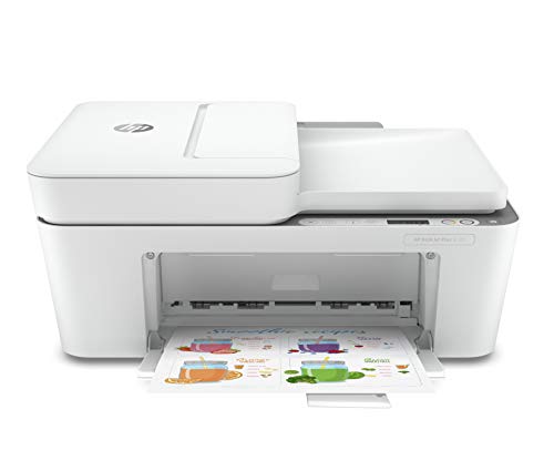 HP DeskJet Plus 4120 All-in-One Printer with Wireless Printing, Instant Ink with 3 Months Trial, White