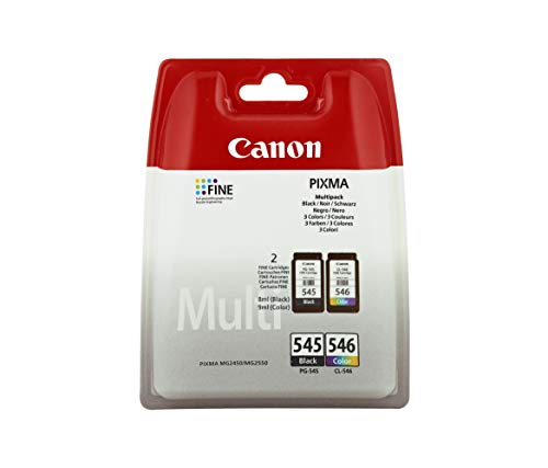 Canon PG-545 & CL-546 Ink Cartridge Combo Pack