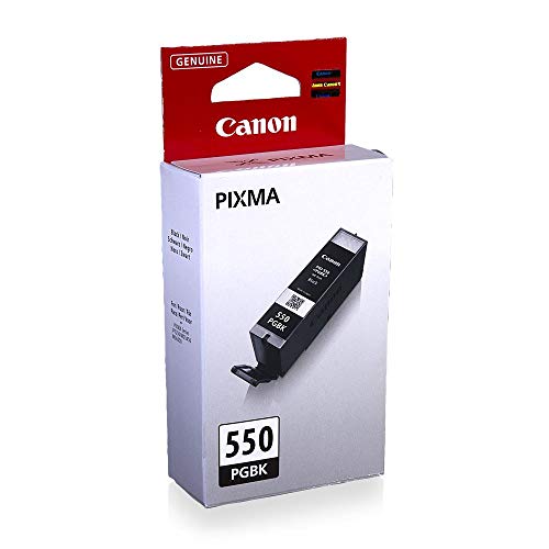 Canon PGI-550 original Tintenpatrone Schwarz für Pixma Inkjet Drucker MX725-MX925-MG5450-MG5550-MG5650-MG6350-MG6450-MG6650-MG7150-MG7550-iP7250-iP8750-iX6850