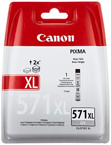Canon CLI-571XL High Yield Ink Cartridge - Grey
