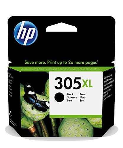 HP 3YM62AE 305XL High Yield Original Ink Cartridge, Black, Single Pack