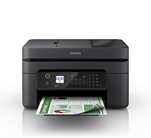 Epson WorkForce WF-2830DWF Print/Scan/Copy/Fax Wi-Fi Printer with ADF, Black