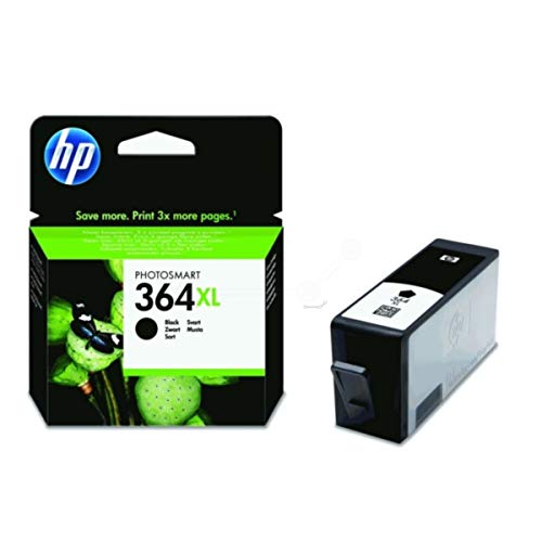 HP 364XL High Yield Black Original Ink Cartridge Page Yield 550 (P/N CN684EE)