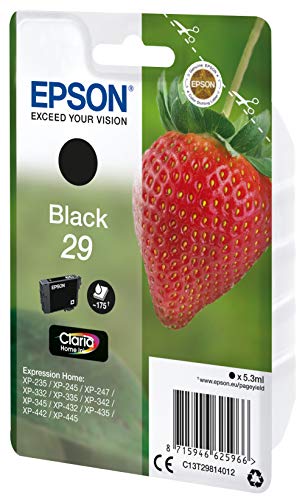 EPSON Strawberry Ink Cartridge for Expression Home XP-445 Series, Black