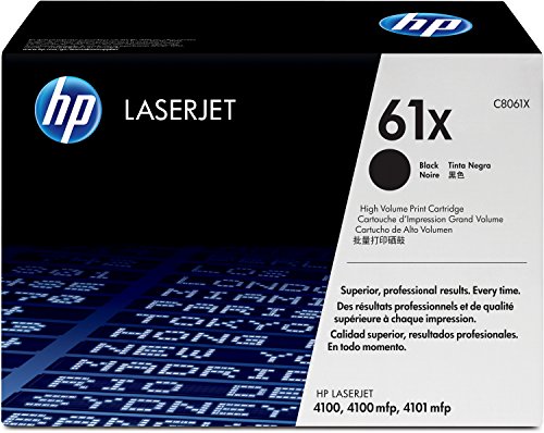 Hp Hewlett Packard Black Laserjet Laser Toner Cartridge C8061X 8061X 61X