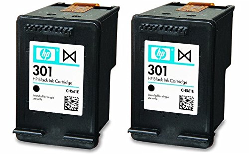 HP 301 Black Ink Cartridge (CH561EE x 2) Double Pack