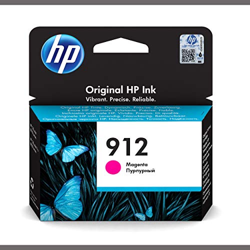 HP 3YL78AE 912 Original Ink Cartridge, Magenta, Single Pack