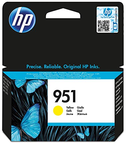 HP CN052AE 951 Original Ink Cartridge, Yellow, Single Pack