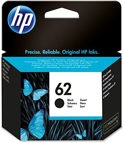 HP C2P04AE 62 Original Ink Cartridge, Black, Single Pack
