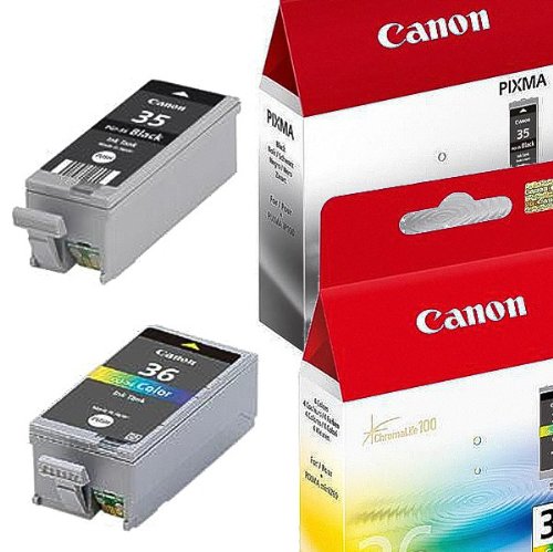 Canon PGI35 CLI36 Ink Cartridge - Black (Pack of 2)