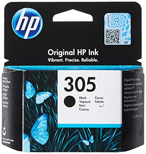 HP 305 Standard Capacity Black Original Ink Cartridge Page Yield 120 (P/N 3YM61AE)