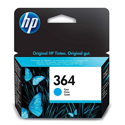 HP CB318EE 364 Original Ink Cartridge, Cyan, Single Pack