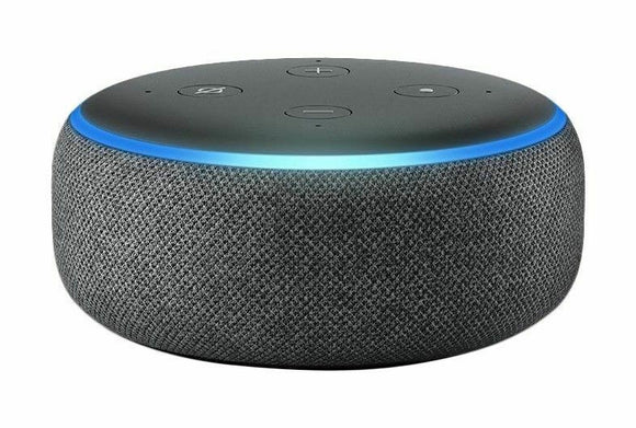Amazon Echo Dot (3rd Generation) Smart Speaker with Alexa Charcoal Fabric New