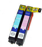 24XL Multipack 6 Ink Cartridges For EPSON XP-55 Non OEM BCMYLCLM 24 Elephant