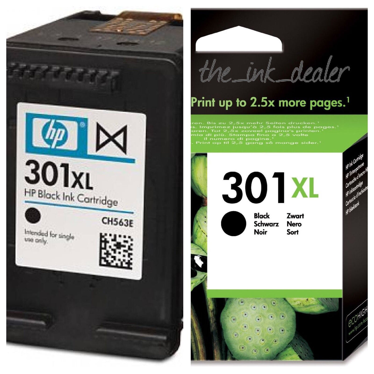 Cartridge Genuine People For HP Black – Ink Ink 1000 The 2050 3050 301XL CH563E 10 1010