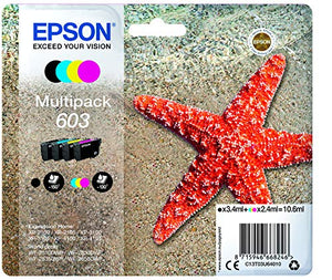 Epson C13T03U64020 Multipack 4-Colours 603 Ink - Printer Cartridges