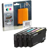 Epson 405 Suitcase Genuine Multipack, 4-colours Ink Cartridges, DURABrite Ultra Ink