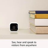 Blink Mini | Compact indoor plug-in smart security camera, 1080p HD video, motion detection, Works with Alexa | 3 Cameras