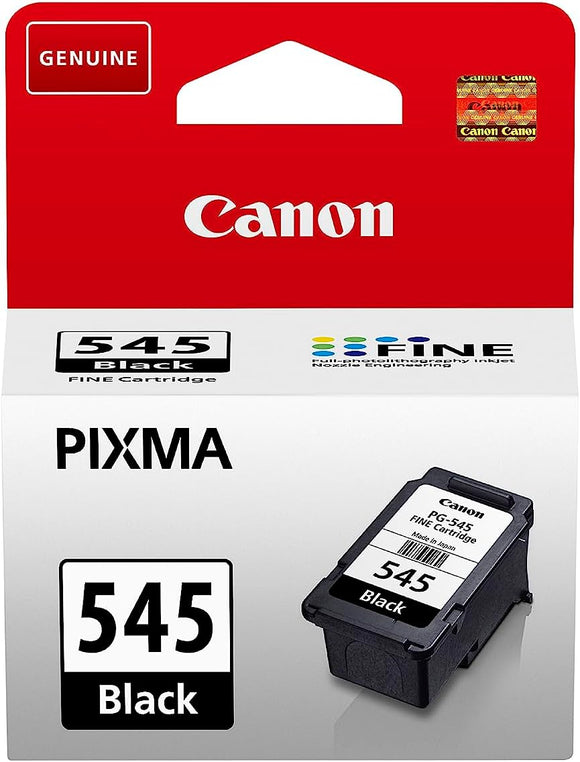 Canon PG-545 Inkjet Cartridges, Black, Standard PG-545 Canon PIXMA TS3355, Canon PIXMA TS3450, Canon PIXMA TS3451, Canon PIXMA TS3352, Canon PIXMA TS3452