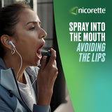 icorette QuickMist Mouthspray, Freshmint (2 x 150 Sprays) Smoking or Vaping Cessation Aid, designed to start reducing cravings in 30 seconds (Quit Smoking or Quit Vaping Aid)
