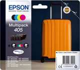 Epson 405 Suitcase Genuine Multipack, 4-colours Ink Cartridges, DURABrite Ultra Ink