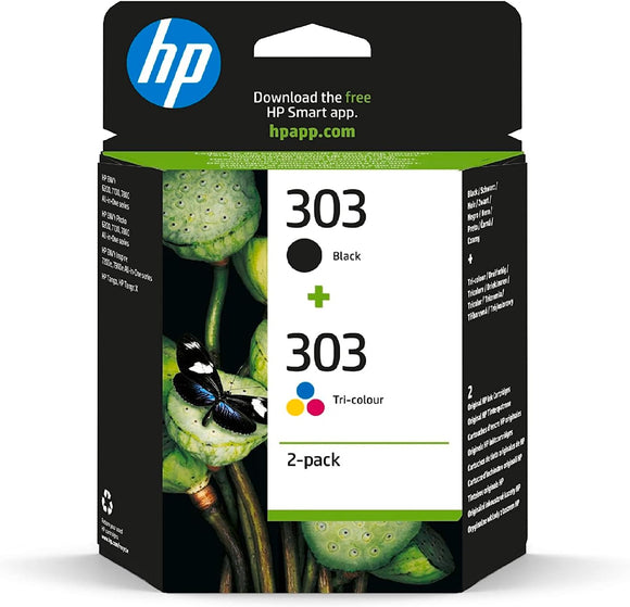 HP 303 (3YM92AE) Original Printer Cartridges 2 Count