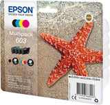 Epson 603 Starfish Genuine , 4-Colours Multipack Ink Cartridges