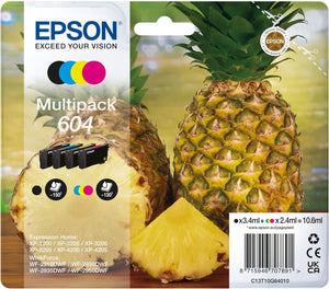 Epson 604 Pineapple, Genuine Multipack, 4-colours Ink Cartridges