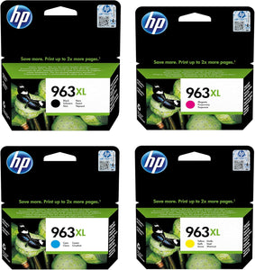 HP 3YP35AE 963XL High Yield Original Ink Cartridge, Black/Cyan/Magenta/Yellow, Multipack