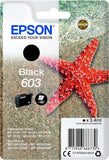 Epson 603 Black Starfish Genuine, Ink Cartridge, Standard Capacity