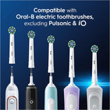 Oral-B Pro Cross Action Electric Toothbrush Head, X-Shape And Angled Bristles for Deeper Plaque Removal, Pack of 8 Toothbrush Heads, White