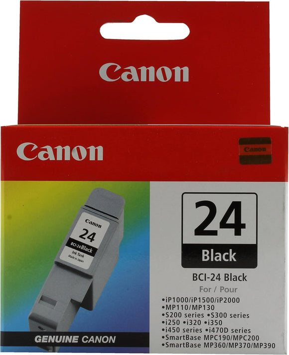 Canon BCI-24 - Black Ink Cartridge Bci24B Blister (No box)