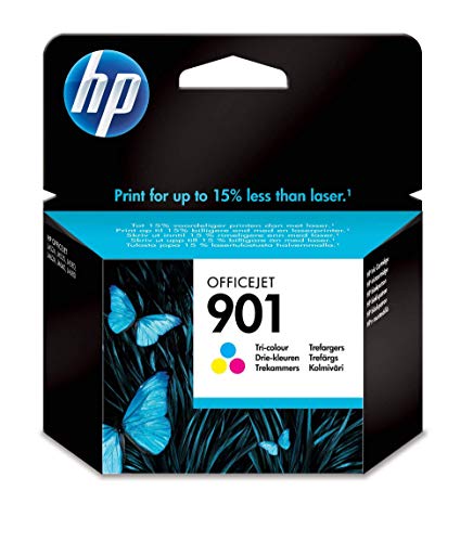 HP CC656AE 901 Original Ink Cartridge, Tri-color, Single Pack