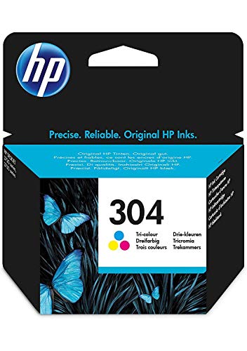 HP N9K05AE 304 Original Ink Cartridge, Tri-Colour, Single Pack