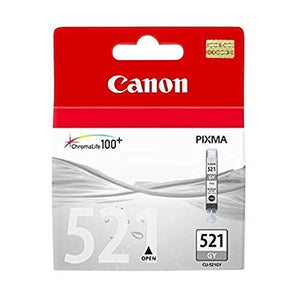 Canon CLI521GY Original Chromalife 100+ Ink Tank, Grey