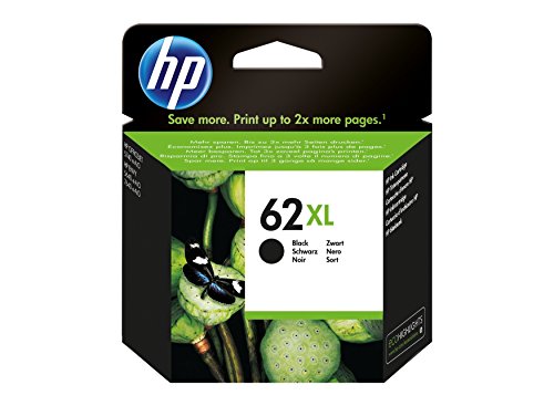 1x original Ink Cartridge for HP Officejet 8040 HP 62XL HP62XL C2P05AE, black, capacity: approximately 600 pages at 5%