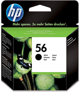 HP C6656AE 56 Original Ink Cartridge, Black, Single Pack