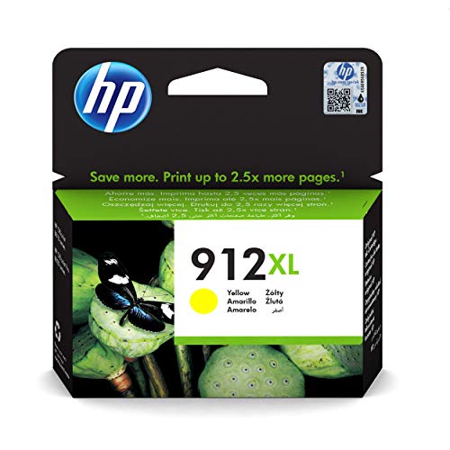 HP 3YL83AE 912XL High Yield Original Ink Cartridge, Yellow, Single Pack
