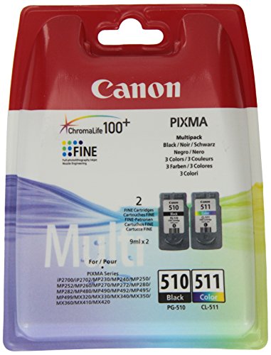 Canon PG510/ CL511 Ink Cartridges - Black/Colour