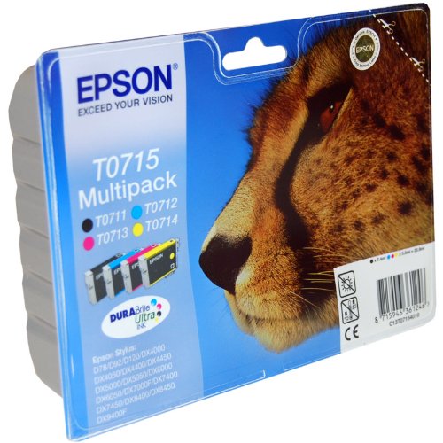 Epson 4 Stylus SX515W Original Printer Ink Cartridges - Cyan/Yellow / Magenta/Black