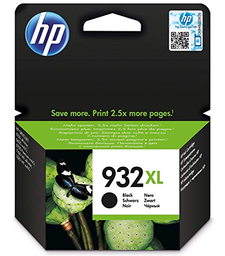 HP CN053AE 932XL High Yield Original Ink Cartridge, Black, Single Pack