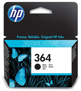 HP CB316EE 364 Original Ink Cartridge, Black, Single Pack