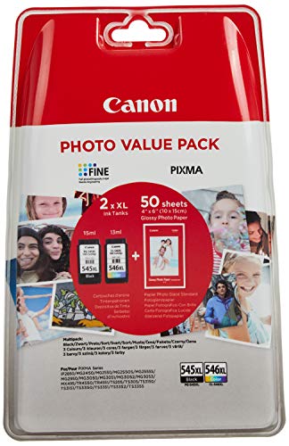 Canon Original PG 545XL and CL 546XL Ink Cartridge - Black