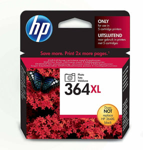 PHOTO BLACK Genuine Original Ink Cartridge - HP 364 XL / 364XL CB322E CB322EE BN