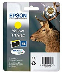 Epson Original T1304 STAG Ink Cartridge High Capacity 10ml  Yellow C13T13024010