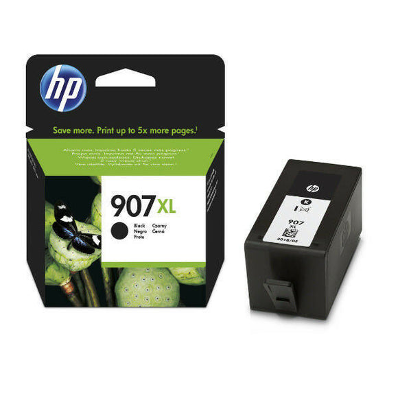 Original HP 907XL Extra High Capacity Black Ink Cartridge Officejet 6960 6970 UK