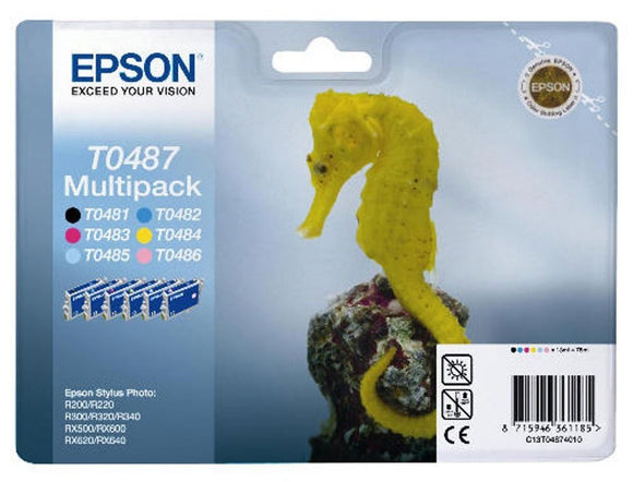Epson Original T0487  Stylus Photo R200 R220 R300 R320 R330 R340 RX500 RX600 NEW