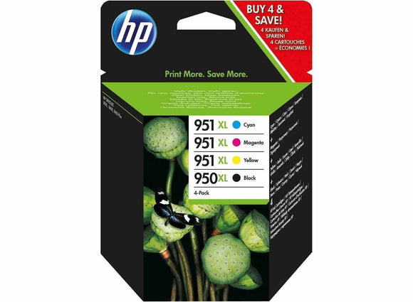 HP 950XL 951XL Black Cyan Magenta Yellow C2P43AE 276dw 8100 8600 8615 8620 PLUS