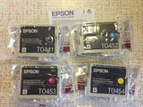 Epson T0445 Original Ink Cartridges T0441 T0452 T0453 T0454 for CX6600 C86 C84